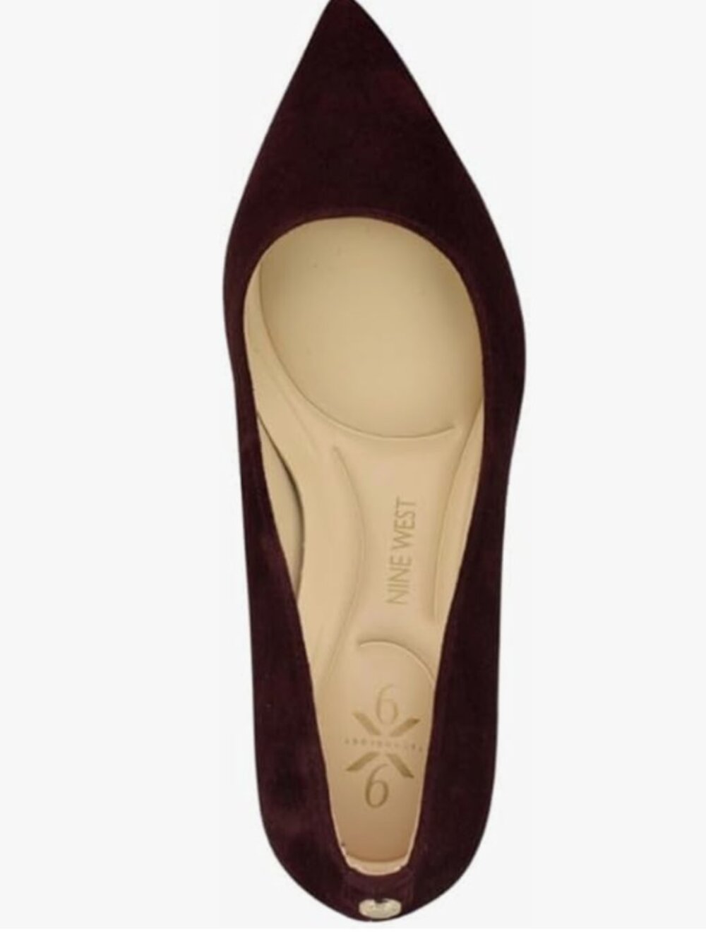 Nine West Women's Kuna 9x9 Pump in Burgandy size 7/7.5 (see notes)